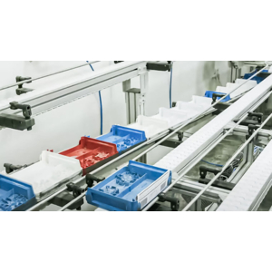 Convoyeur à chaîne modulaire VarioFlow plus : pour le transport vertical et horizontal