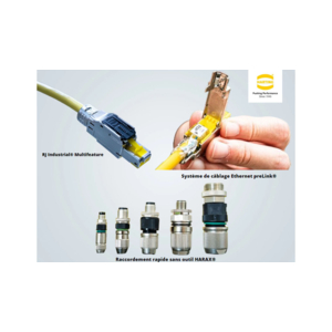 Harting lance une nouvelle gamme de connecteurs à câbler sur site