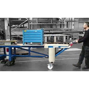 Un chariot motorisé de 6 mètres pour des charges de 1 tonne !