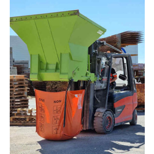 Godet remplisseur de BIG-BAG pour chariot élévateur