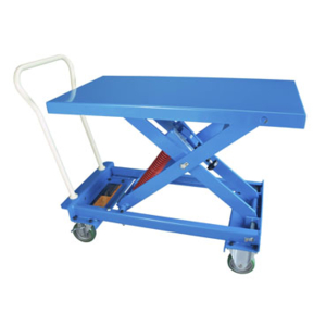 Table mobile à niveau constant pour petits conditionnements