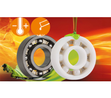 Deux nouveaux roulements à billes xiros résistants aux produits chimiques chez IGUS