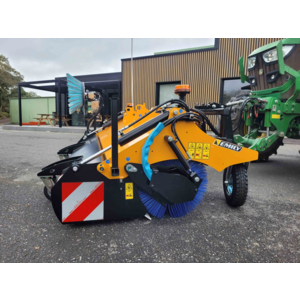 Balayeuse Pousseuse sur engins porteurs pour chantiers