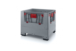 Caisse-palette pliable avec trappe d'accès