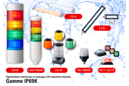 Gamme IP69K de PATLITE