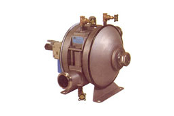 Pompe pneumatique à double enveloppe