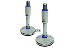 Pied de machine articulé oscillant inox spécial agroalimentaire