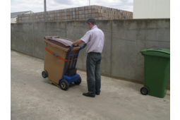 Diable pour conteneur poubelles
