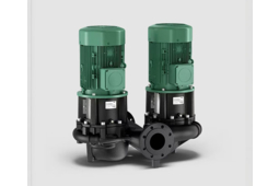 Pompes en ligne doubles à vitesse fixe Wilo-Atmos GIGA-D pour le génie climatique dans les grands bâtiments