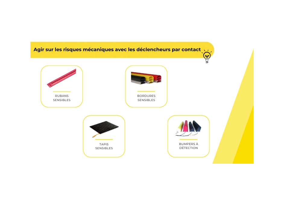 Déclencheurs par contact