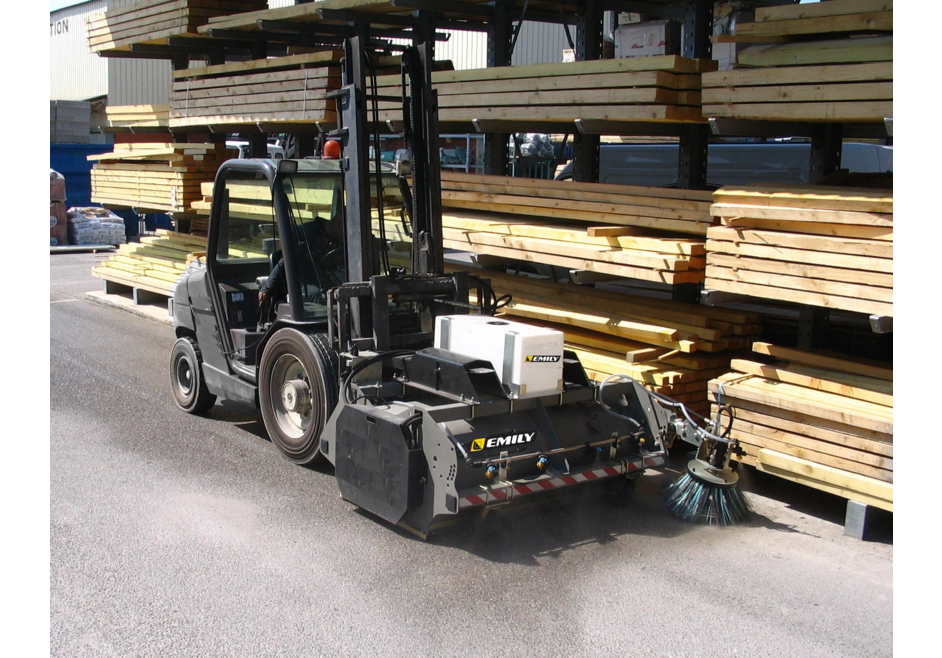 Balayeuse pour chariot élévateur