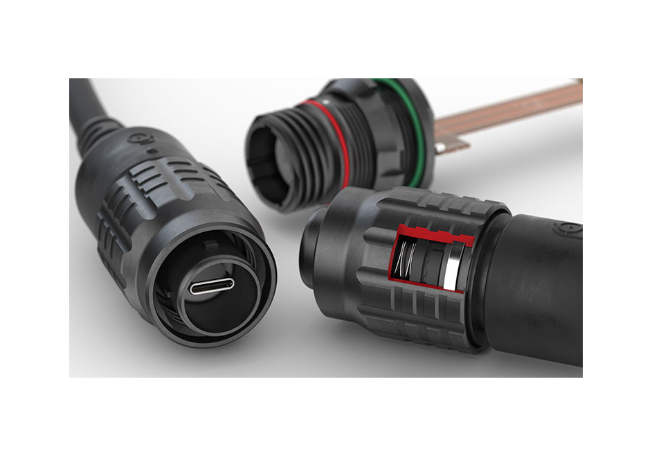 nouveau connecteur Fischer UltiMate USB-C avec le système de verrouillage à cliquet RLS