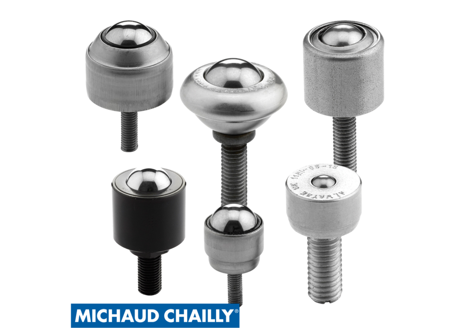 Billes porteuses à tige filetée