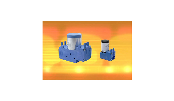 Pompes miniatures à membrane pour gaz et liquides