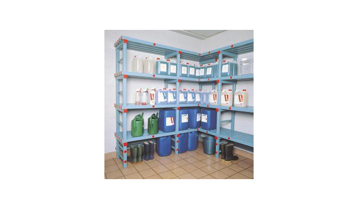 Rayonnage industriel Tubulaire Plastique