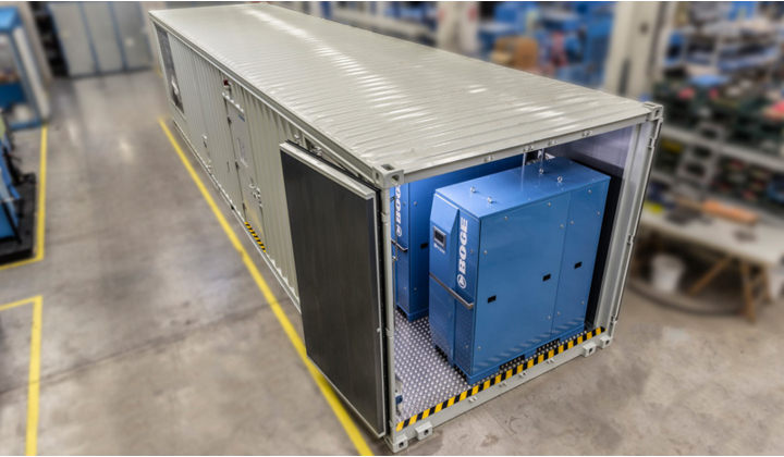 Les containers BOGE : des solutions d'air comprimé sur mesure et clés en main