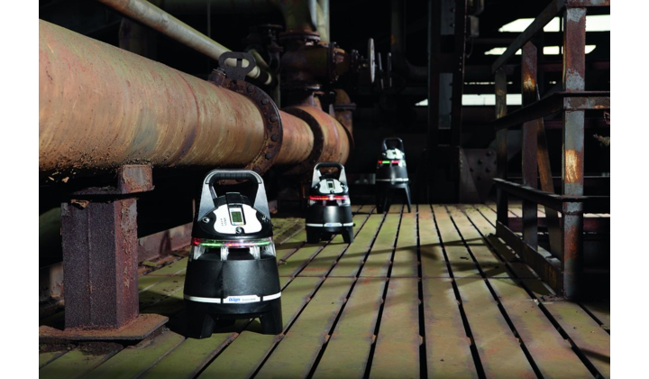 Robot détecteur de gaz pour la surveillance de zone