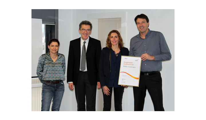 Endress+Hauser France reçoit le diplôme R4E selon l’EFQM pour l’ensemble de ses activités