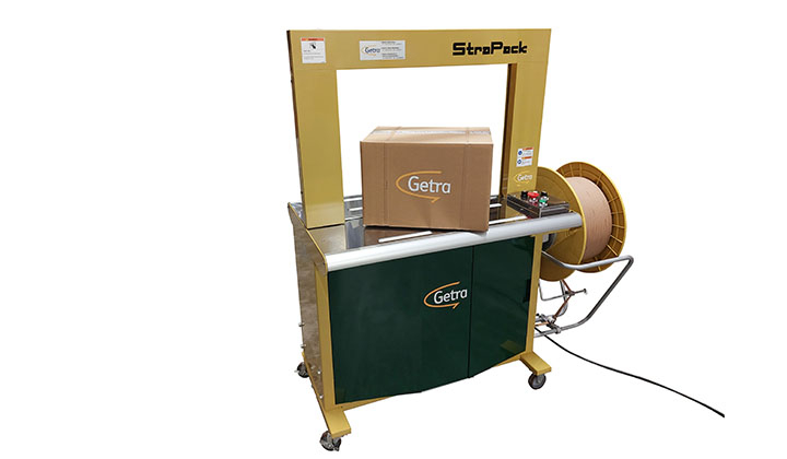 Getra lance une Cercleuse Automatique éco-responsable pour colis et cartons