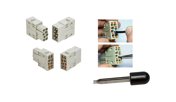 Connecteurs modulaires Han-Modular® : jusqu’à 30 % de réduction des temps d’assemblage