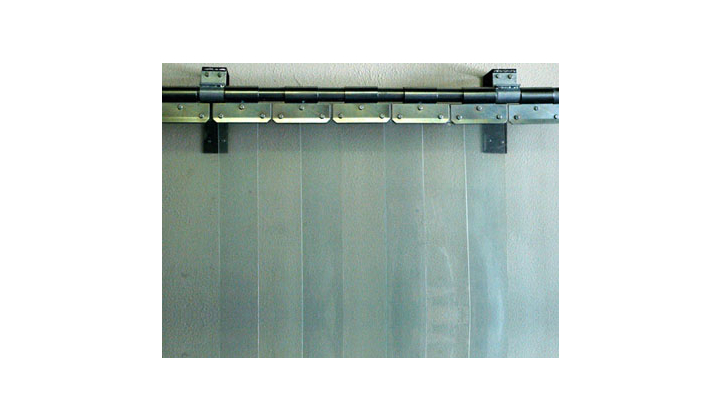 Porte à lanières articulées