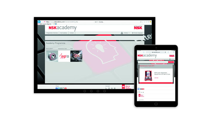 L'Académie NSK met en ligne son premier cours de maintenance