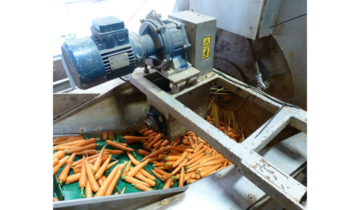 lES paliers Life-Lube® de NSK accroissnt la fiabilité des opérations de lavage de légumes