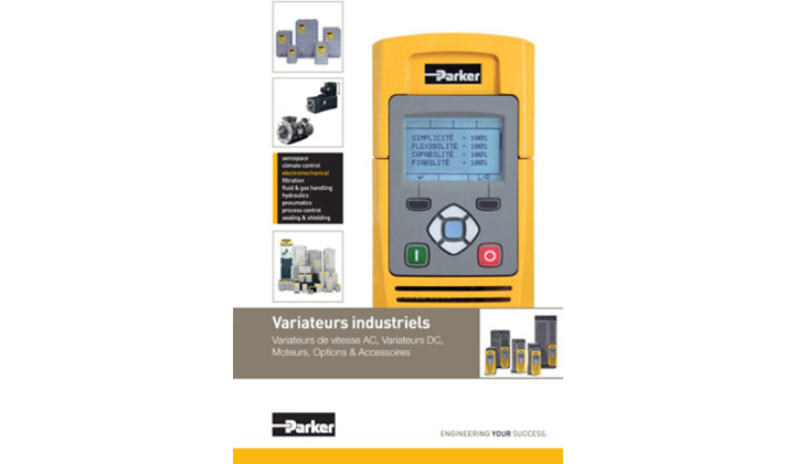 Parker Hannifin publie son nouveau catalogue de variateurs industriels