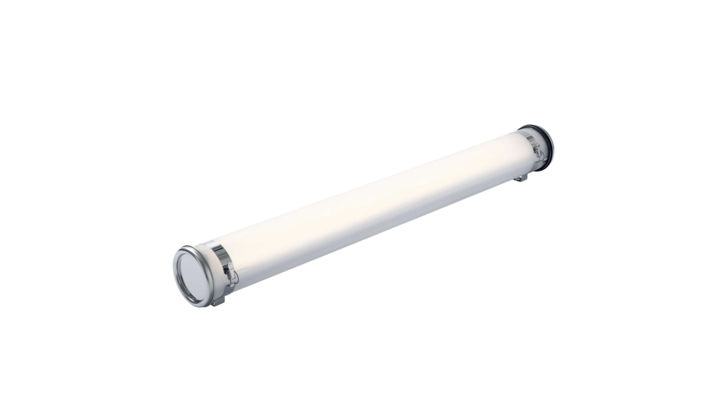 Luminaire tubulaire hermétique à LED pour ambiance agroalimentaire