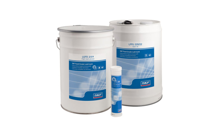 SKF lance une nouvelle gamme lubrifiants compatibles alimentaires