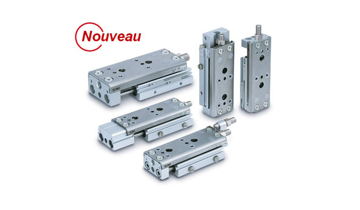 Tables linéaires pneumatiques, série MXQ-Z