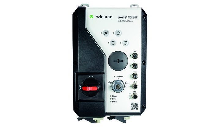 Démarreur moteur décentralisé podis MS 5HP pour systèmes de convoyage