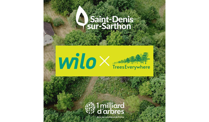 Wilo plante 1000 arbres pour la planète