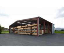 Auvent industriel de stockage