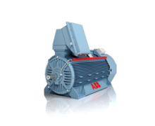 Moteur haute tension NXR à ailettes de refroidissement ABB