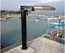 Le port de Yarmouth sur l’Île de Wight s'équipe d'un nouveau palan électrique Verlinde