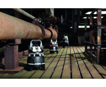 Robot détecteur de gaz pour la surveillance de zone 