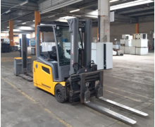 Jungheinrich équipe ENVIE 2E Bourgogne d’un chariot Lithium-ion