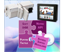 KEP France présente une IHM innovant, la gamme "PIO", incluant une architecture matériel (Ecran tactile/ Automate) et logiciel (IHM / Automate CEI 61131-3). 