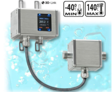le premier débitmètre électromagnétique IO-link fonctionnant entre -40 et +140 °C