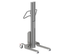 Chariot de manutention ergonomique en Inox 