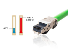 Câbles Cat6-Gigabit Ethernet pour hautes températures
