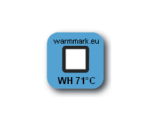 WarmMark high, l'indicateur de température pour contrôler la température lors du transport ou lors d’un cycle de fabrication.