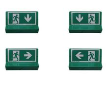 Signalisation d'issue de secours en braille 